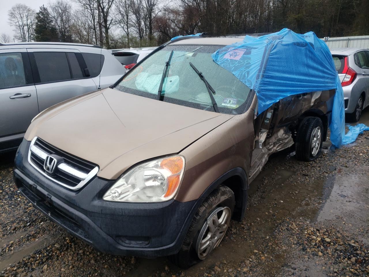 Photo 2 from auction – 2003 HONDA CR-V EX with VIN SHSRD788X3U157032