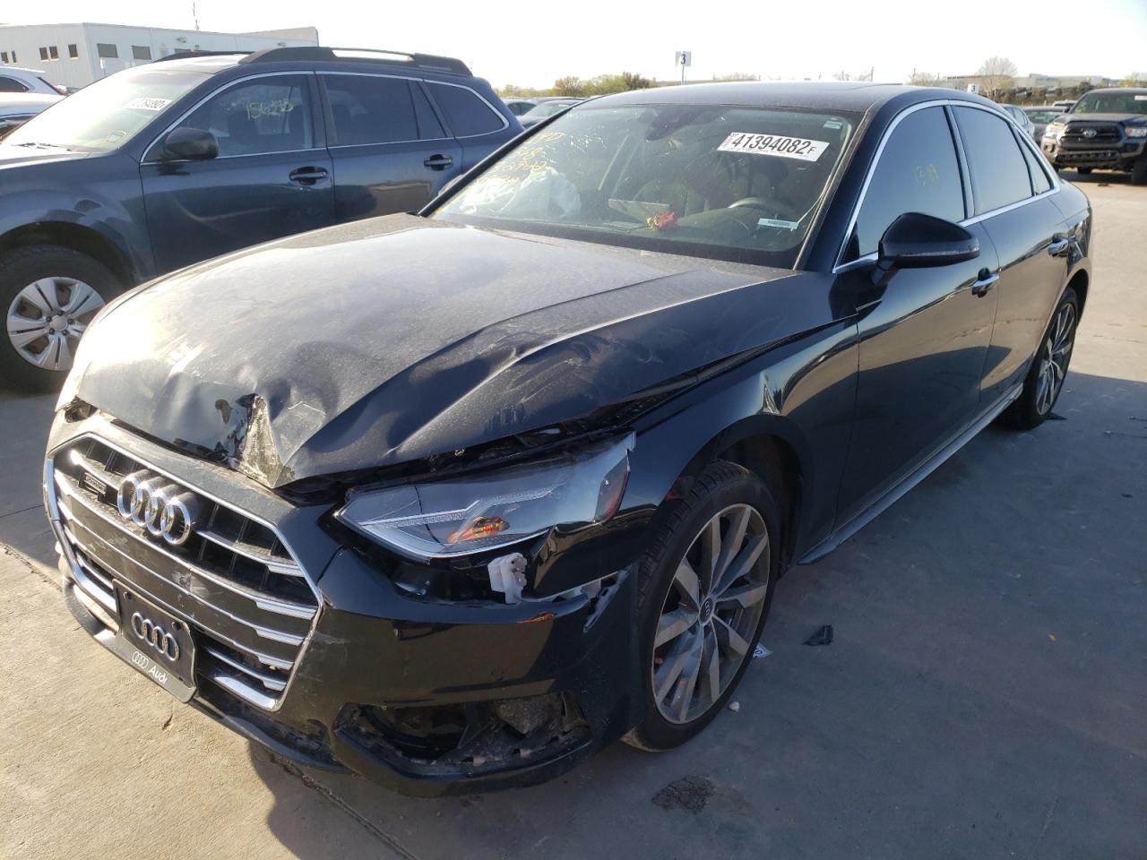 Photo 2 from auction – 2021 AUDI A4 PREMIUM with VIN WAUABAF4XMA078538