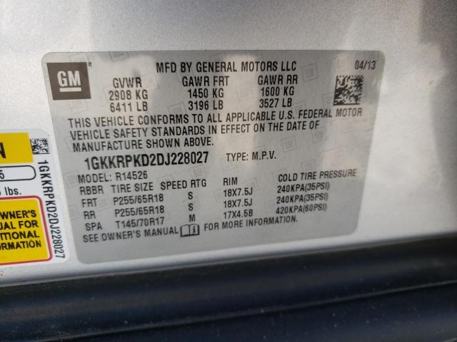Photo 10 from auction – 2013 GMC ACADIA SLE with VIN 1GKKRPKD2DJ228027