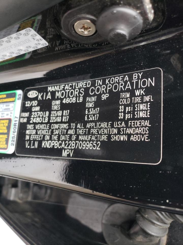 Photo 10 from auction – 2011 KIA SPORTAGE L with VIN KNDPBCA20B7099652