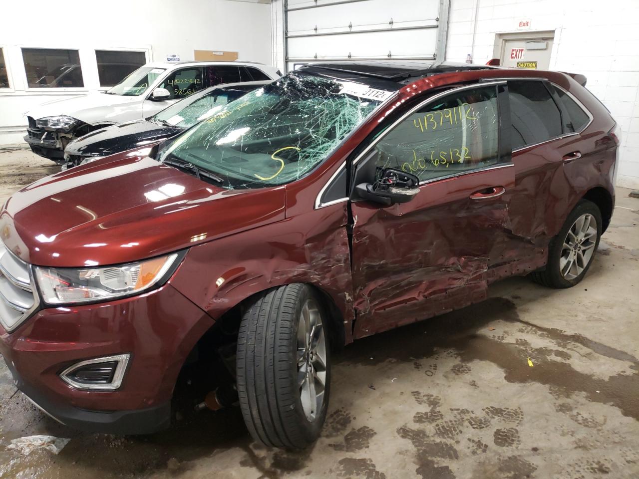 Photo 9 from auction – 2015 FORD EDGE TITAN with VIN 2FMPK4K83FBC23705
