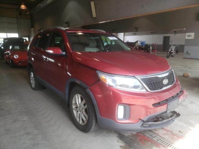 KIA SORENTO LX 2014 with VIN 5XYKT3A60EG525372 - Photo from auction