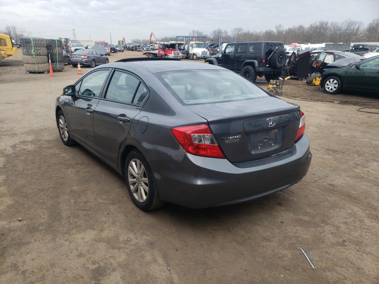 Photo 3 from auction – 2012 HONDA CIVIC EX with VIN 19XFB2F85CE385175
