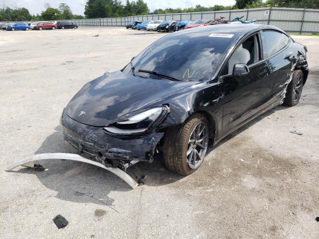 Photo 2 from auction – 2021 TESLA MODEL 3 with VIN 5YJ3E1EB5MF055324