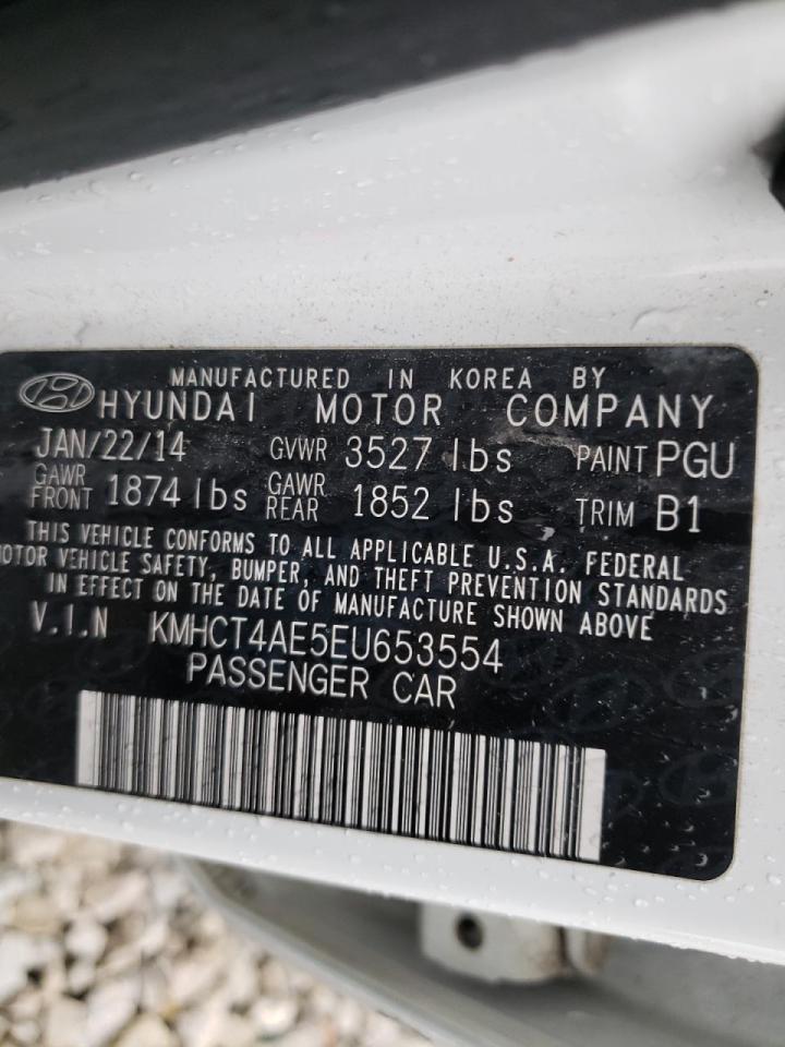 Photo 10 from auction – 2014 HYUNDAI ACCENT GLS with VIN KMHCT4AE5EU653554