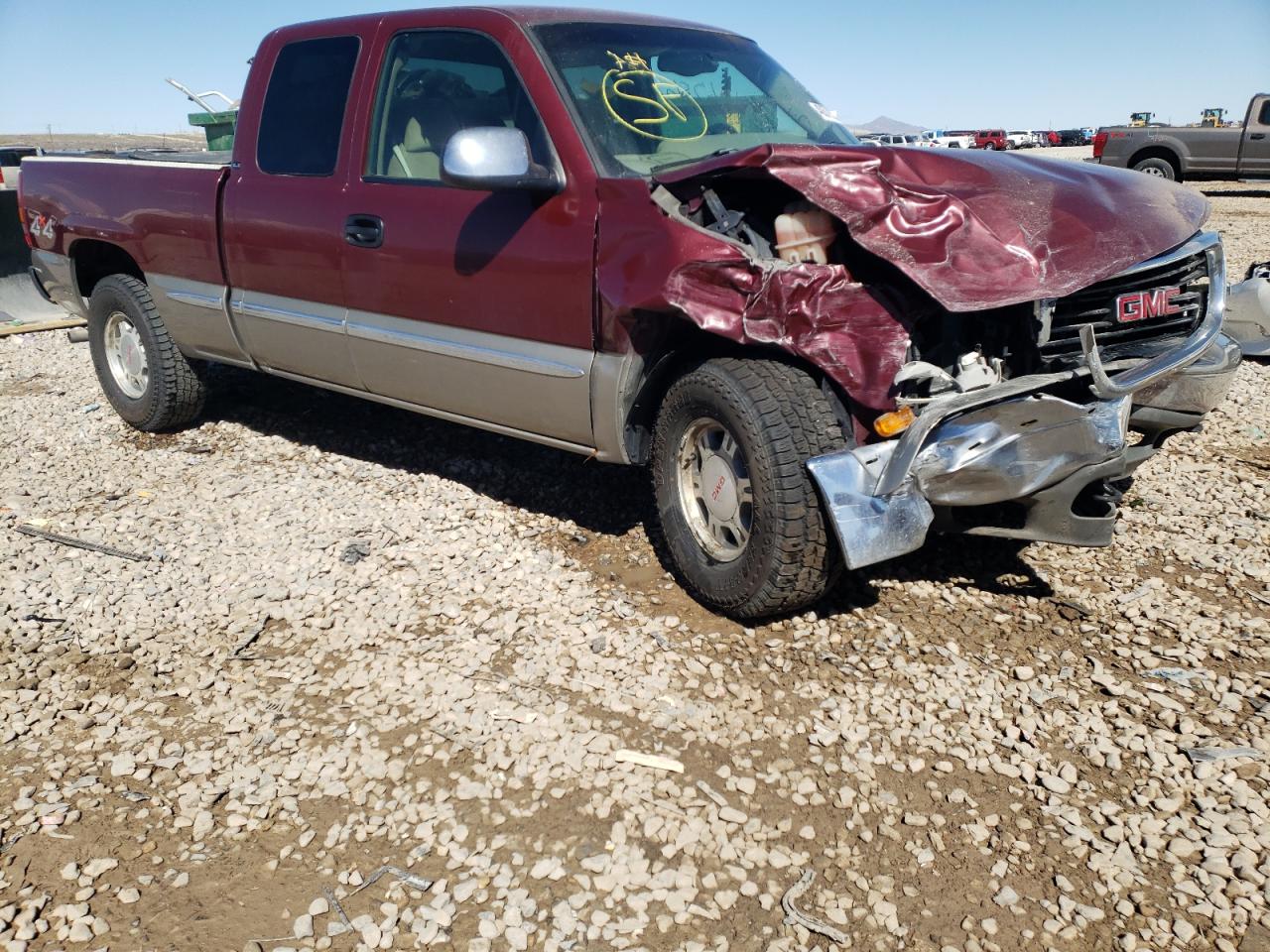 GMC NEW SIERRA 2002 with VIN 2GTEK19T621273003 - Photo from auction