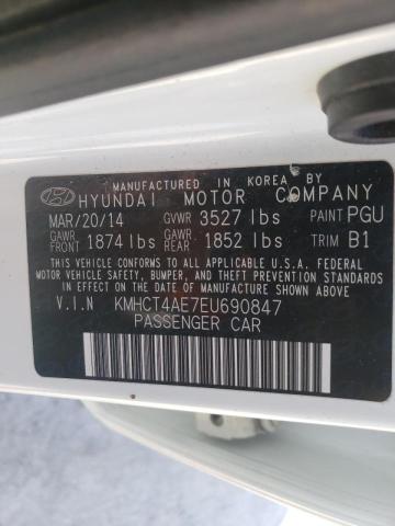 Photo 10 from auction – 2014 HYUNDAI ACCENT GLS with VIN KMHCT4AE7EU690847