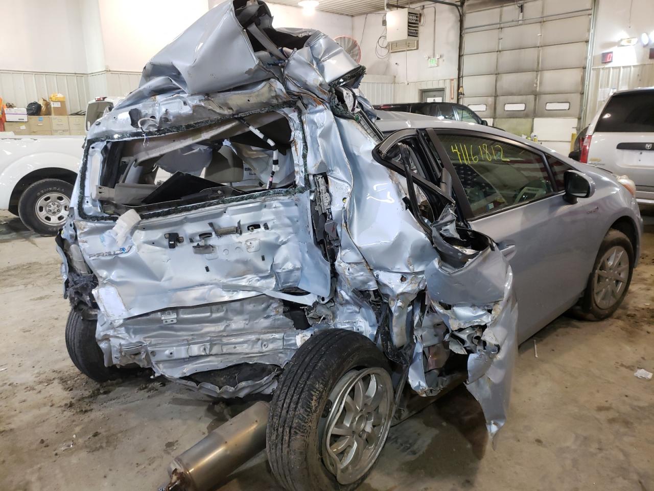 Photo 4 from auction – 2012 TOYOTA PRIUS with VIN JTDZN3EU5C3031589