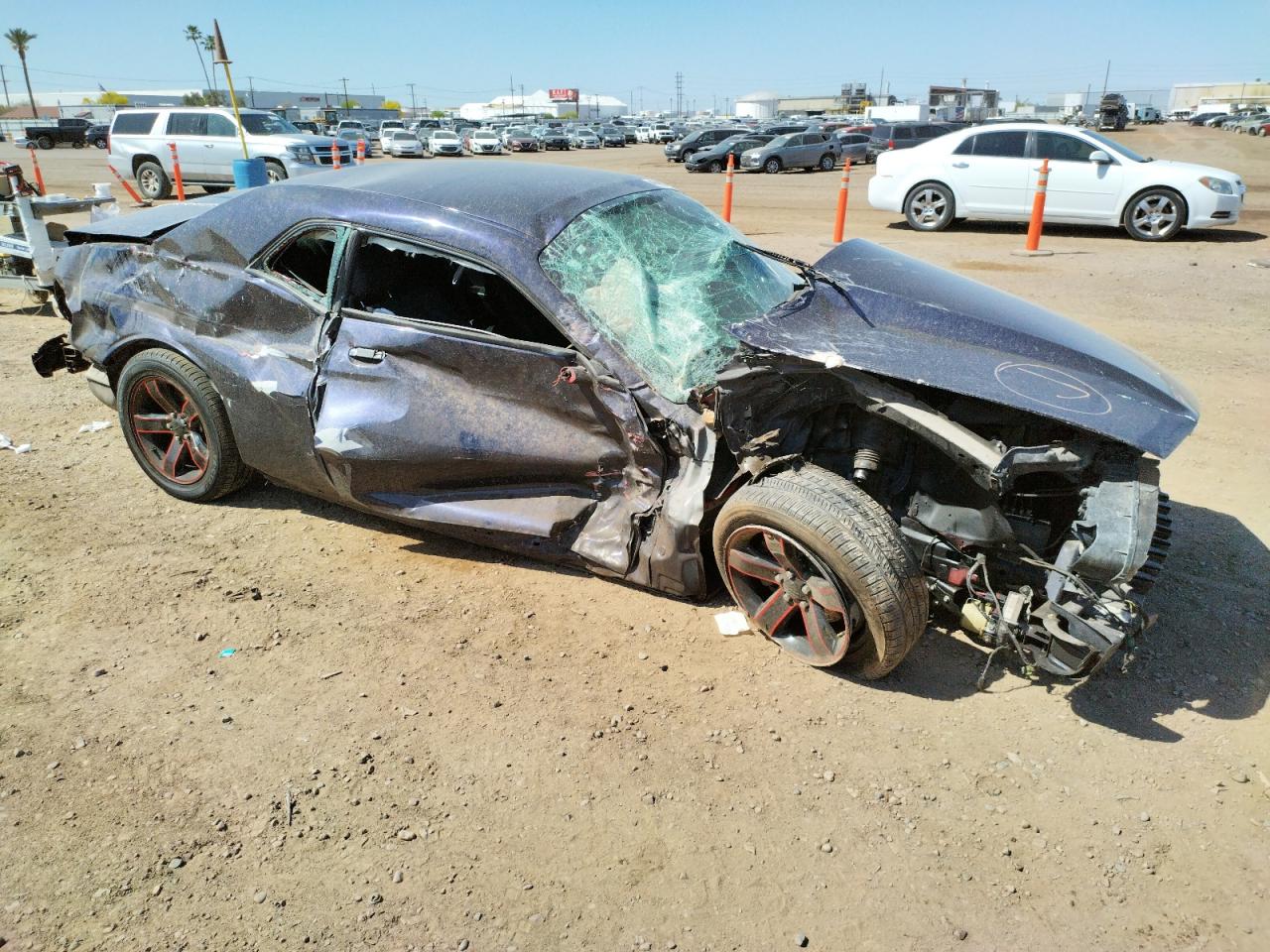 Photo 9 from auction – 2014 DODGE CHALLENGER with VIN 2C3CDYAG2EH208643