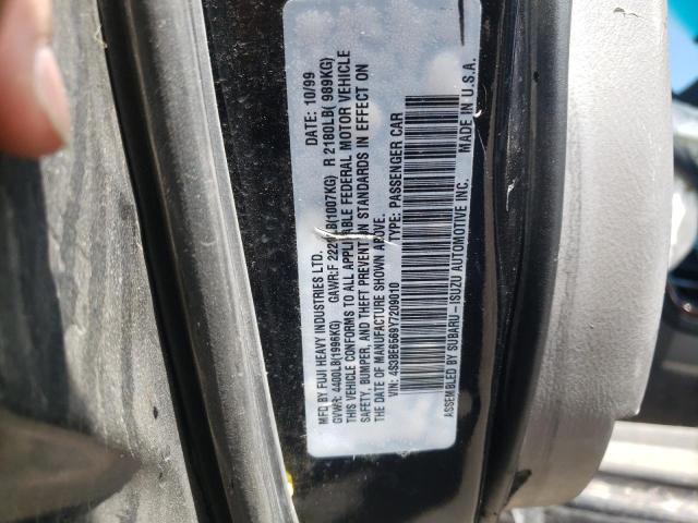 Photo 10 from auction – 2000 SUBARU LEGACY GT with VIN 4S3BE6569Y7209010