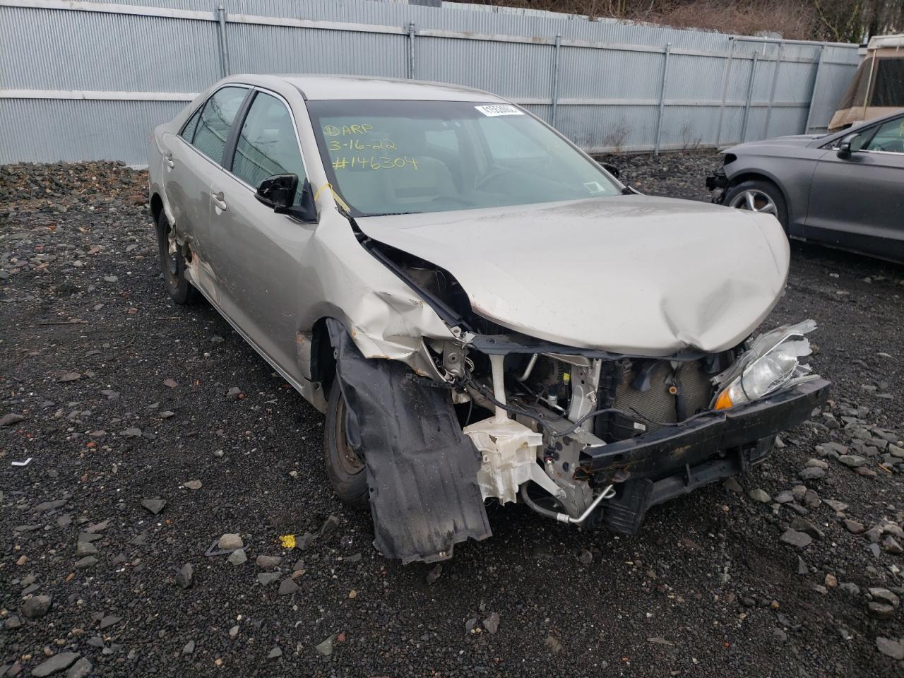 TOYOTA CAMRY L 2013 with VIN 4T1BF1FK6DU220629 - Photo from auction