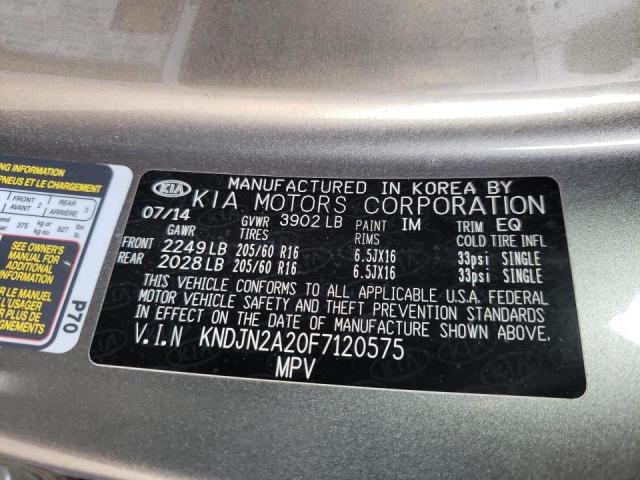 Photo 10 from auction – 2015 KIA SOUL with VIN KNDJN2A20F7120575