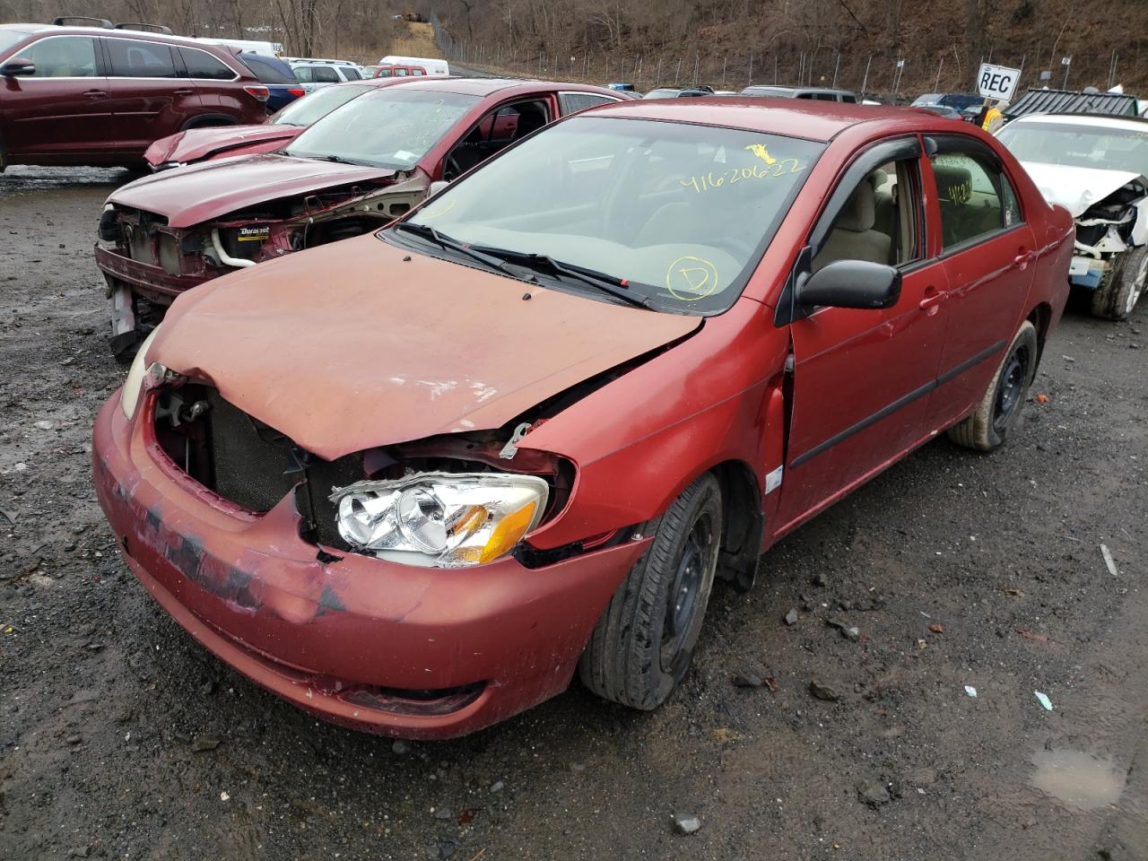 Photo 2 from auction – 2006 TOYOTA COROLLA CE with VIN 2T1BR32E86C628721