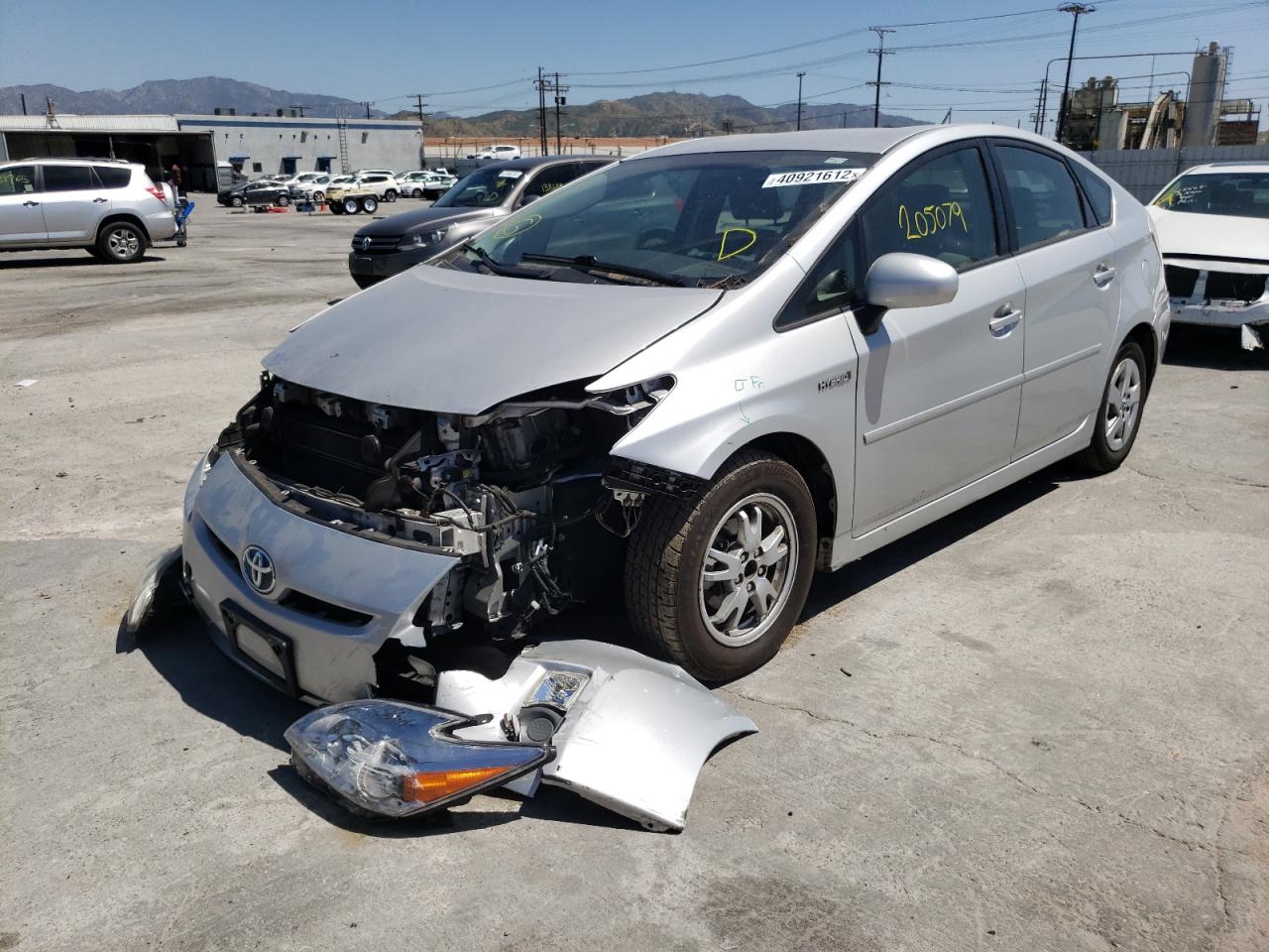 Photo 2 from auction – 2011 TOYOTA PRIUS with VIN JTDKN3DU5B1421640
