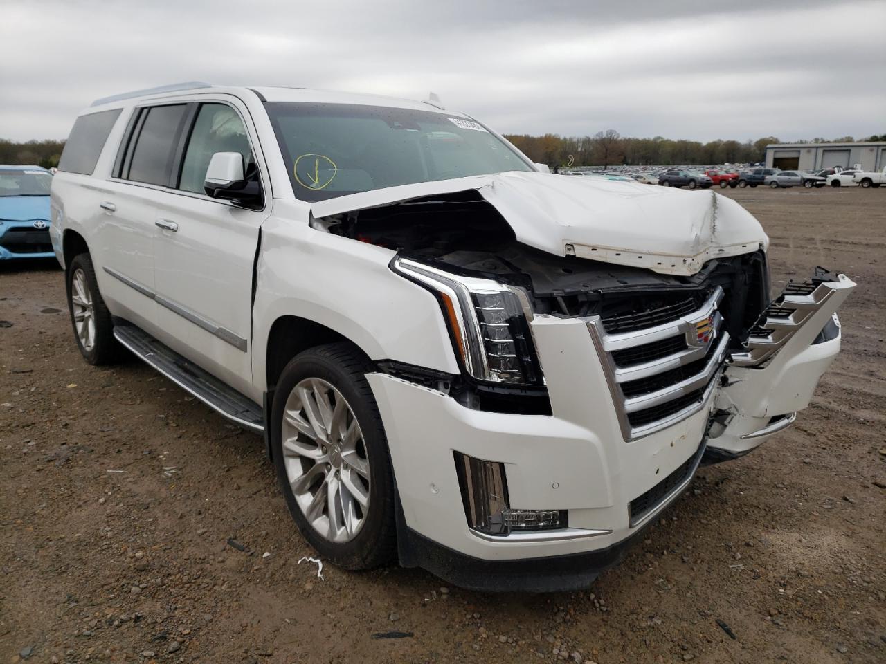 CADILLAC ESCALADE E 2018 with VIN 1GYS4HKJ5JR292107 - Photo from auction