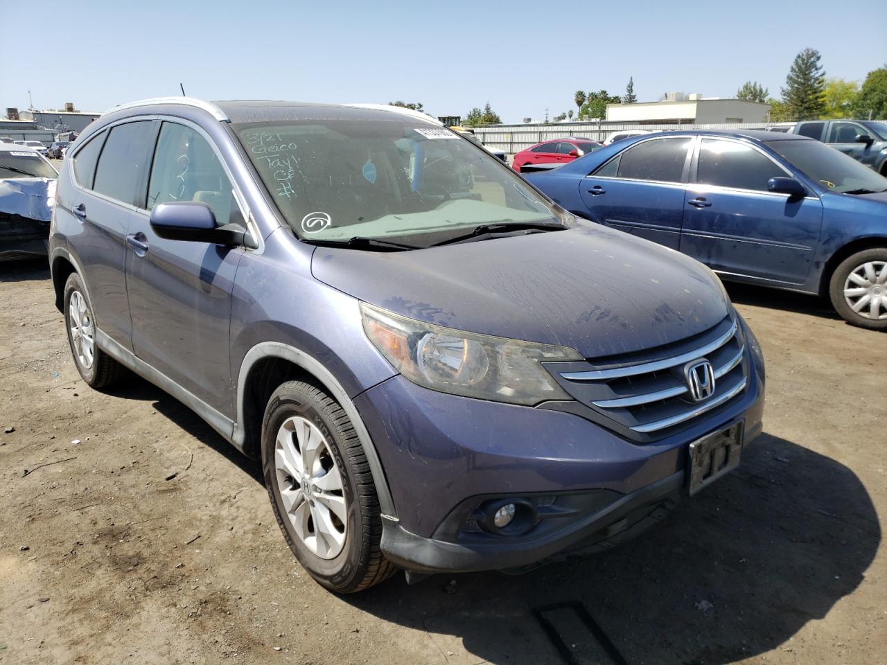 HONDA CR-V EXL 2012 with VIN JHLRM3H77CC010397 - Photo from auction