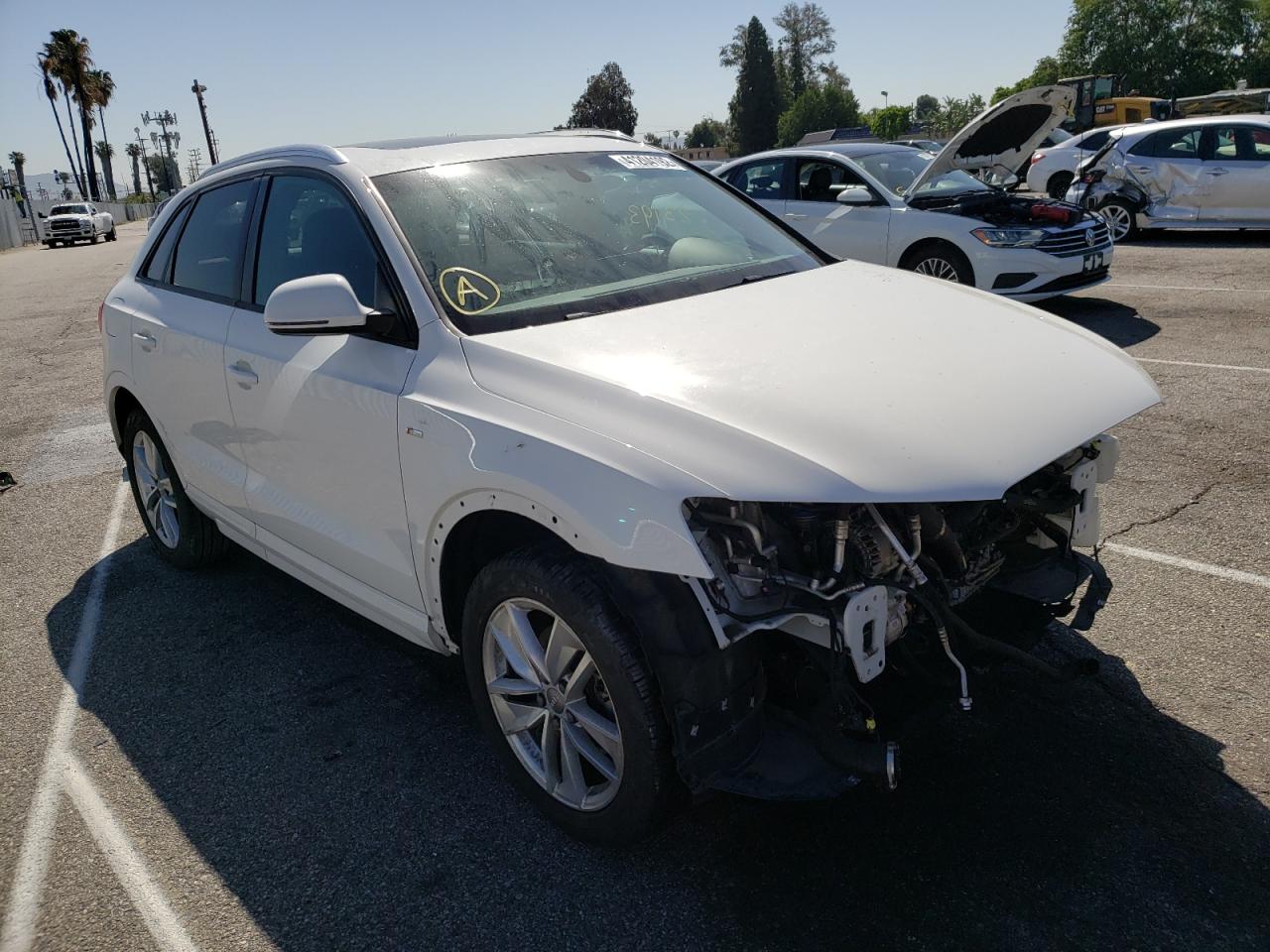 AUDI Q3 PREMIUM 2018 with VIN WA1BCCFS5JR021797 - Photo from auction