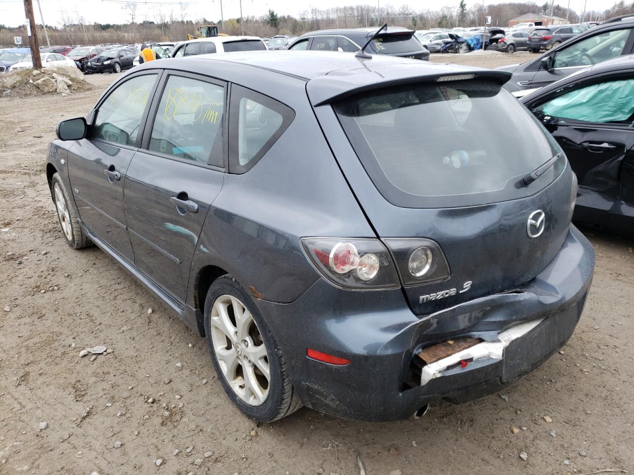 Photo 3 from auction – 2008 MAZDA 3 HATCHBAC with VIN JM1BK344581152704