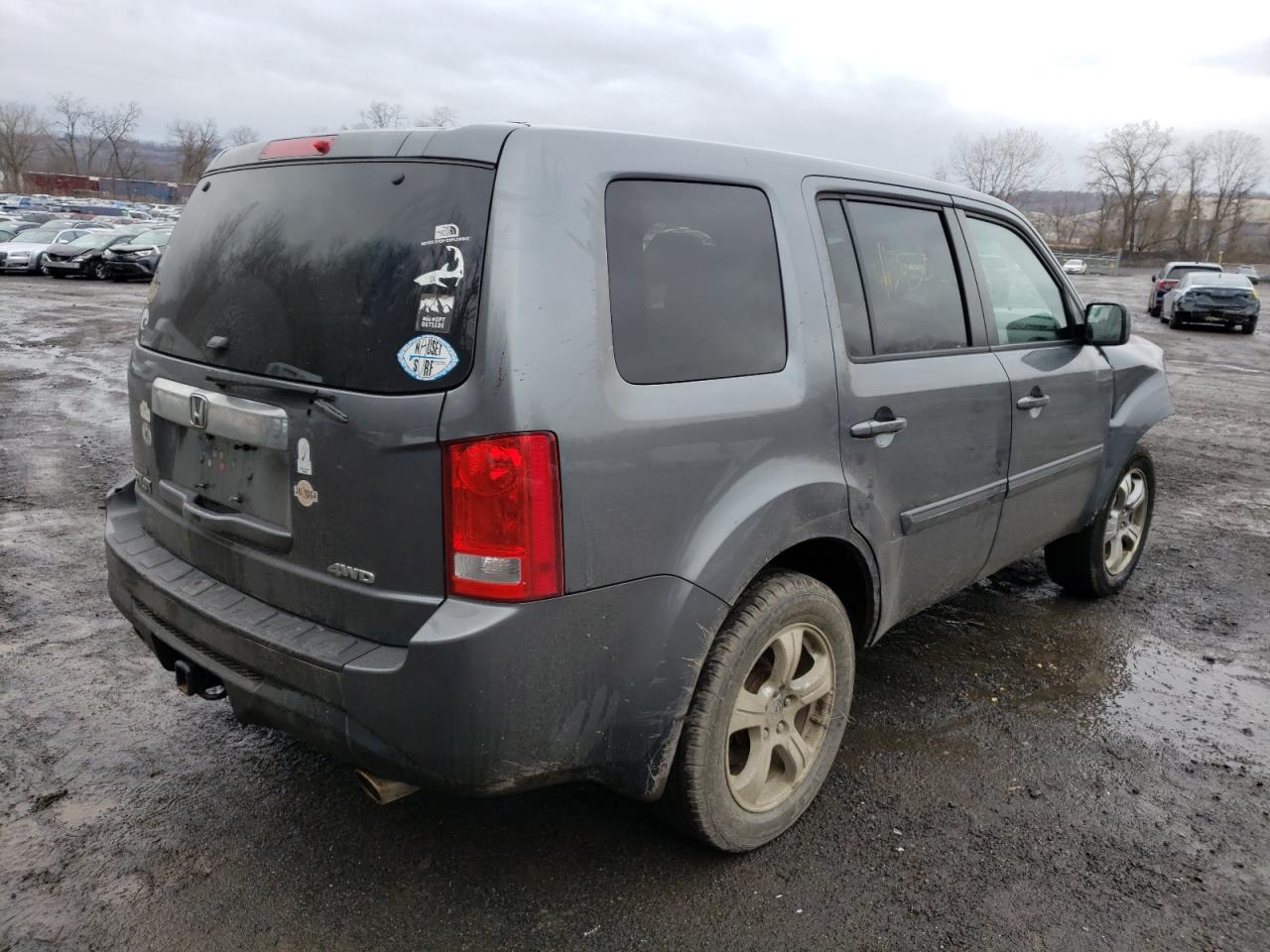 Photo 4 from auction – 2013 HONDA PILOT EXL with VIN 5FNYF4H54DB038752