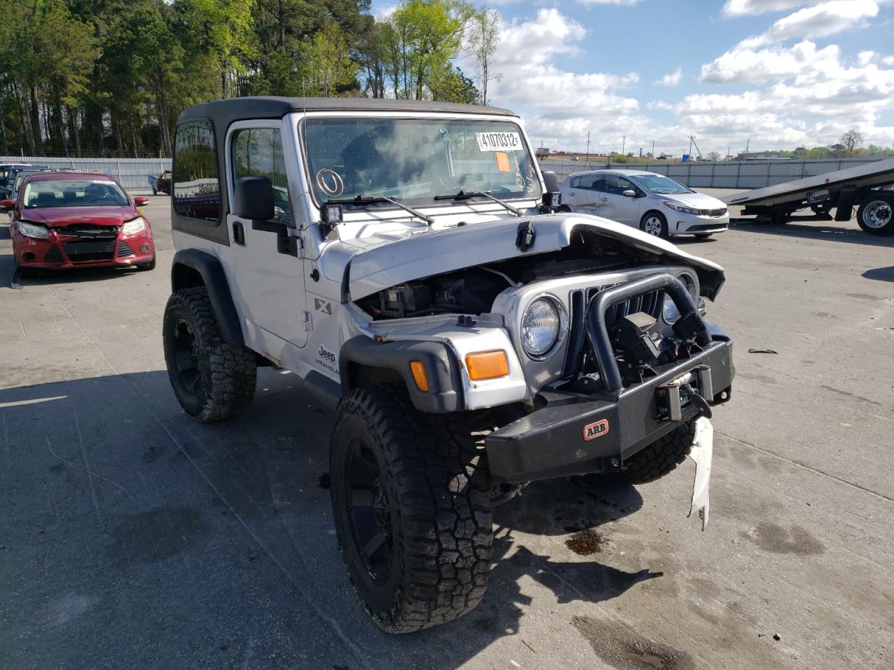 JEEP WRANGLER X 2006 with VIN 1J4FA39S86P719083 - Photo from auction