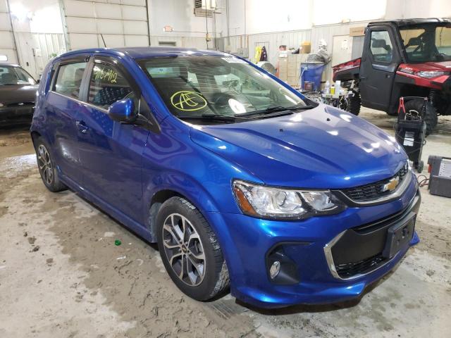CHEVROLET SONIC LT 2017 with VIN 1G1JD6SHXH4139256 - Photo from auction