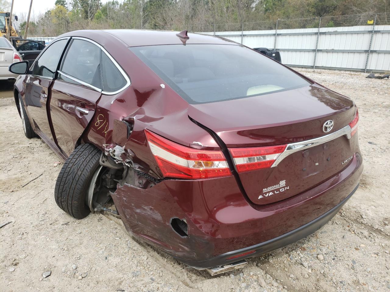 Photo 3 from auction – 2013 TOYOTA AVALON BAS with VIN 4T1BK1EB0DU004997