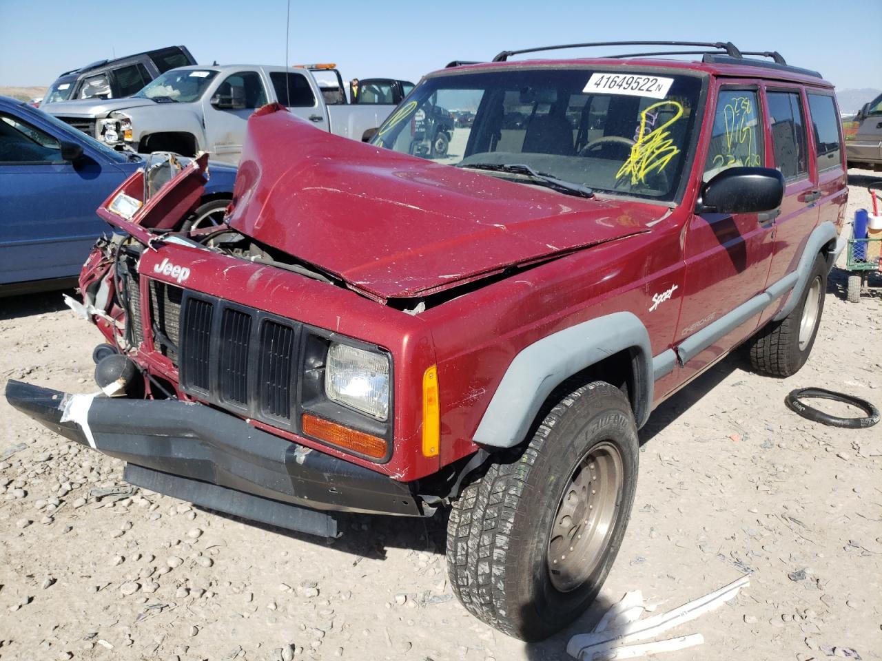 Photo 2 from auction – 1998 JEEP CHEROKEE S with VIN 1J4FJ68S7WL285250