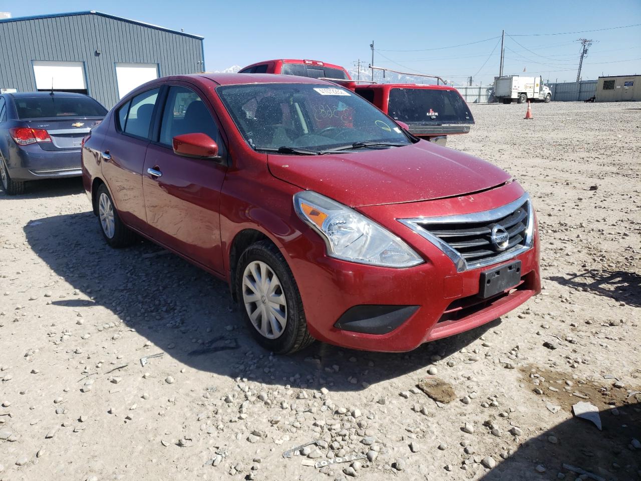 NISSAN VERSA S 2015 with VIN 3N1CN7AP3FL889202 - Photo from auction