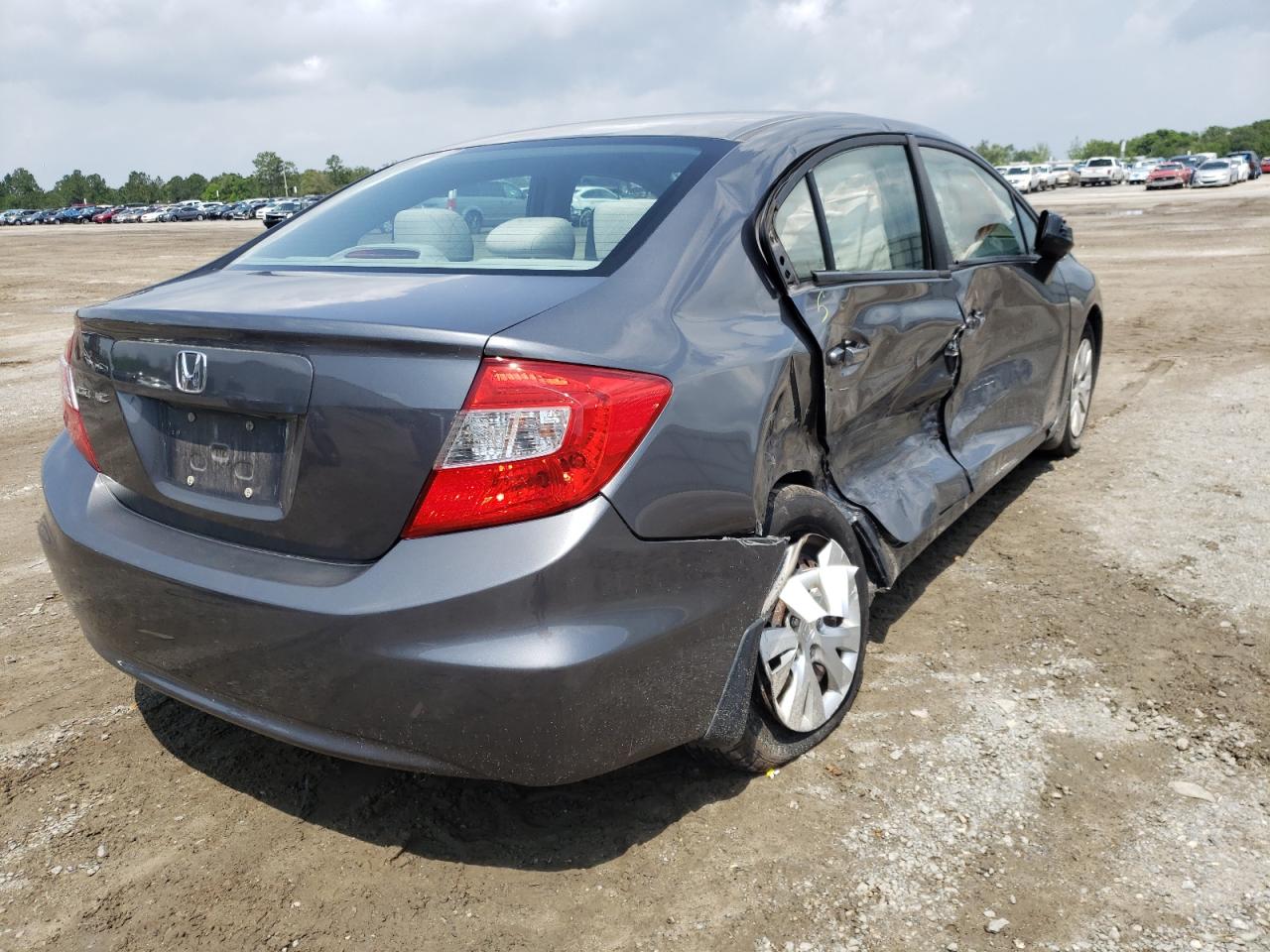 Photo 4 from auction – 2012 HONDA CIVIC LX with VIN 19XFB2F59CE016132