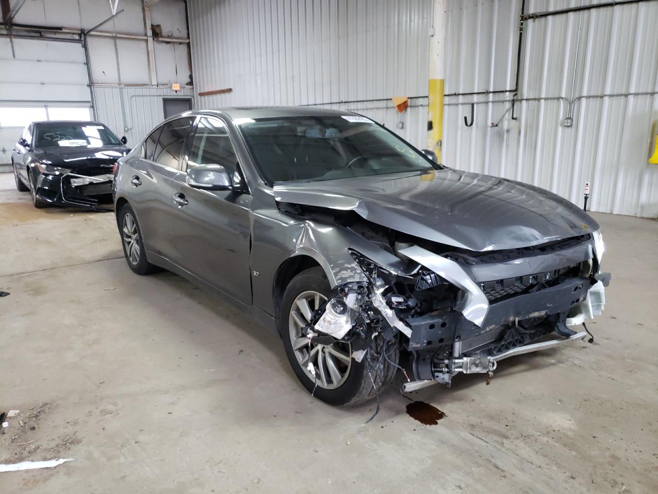 INFINITI Q50 BASE 2015 with VIN JN1BV7ARXFM403150 - Photo from auction