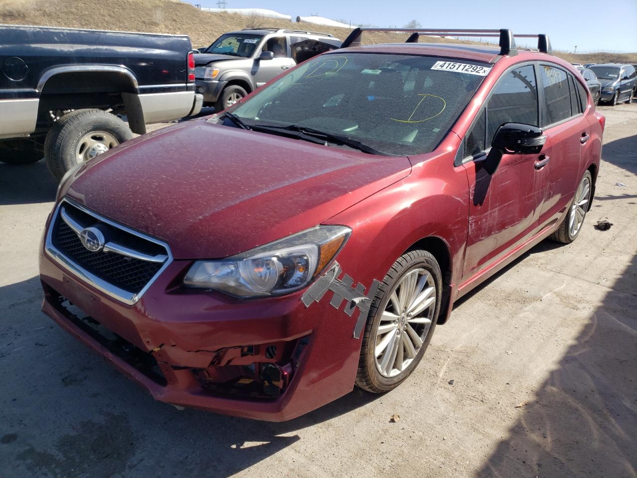 Photo 2 from auction – 2015 SUBARU IMPREZA with VIN JF1GPAM65F8241275