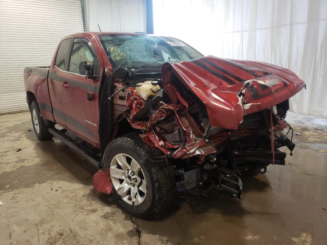 GMC CANYON SLE 2015 with VIN 1GTH6BE36F1219225 - Photo from auction
