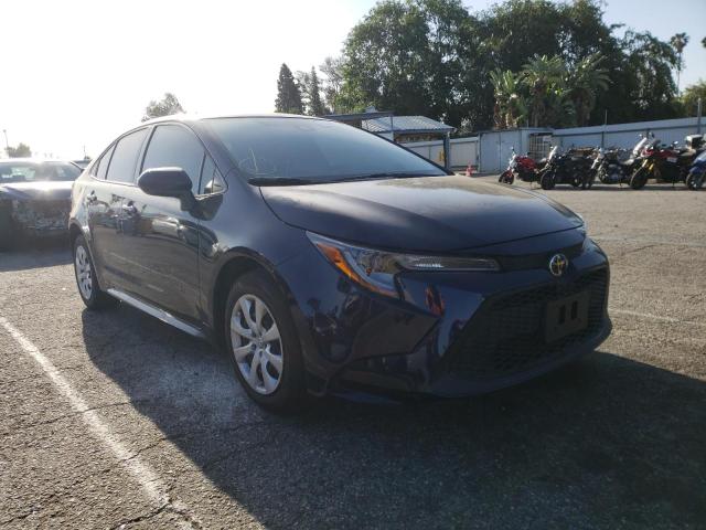 TOYOTA COROLLA LE 2021 with VIN JTDEPMAE1MJ179037 - Photo from auction