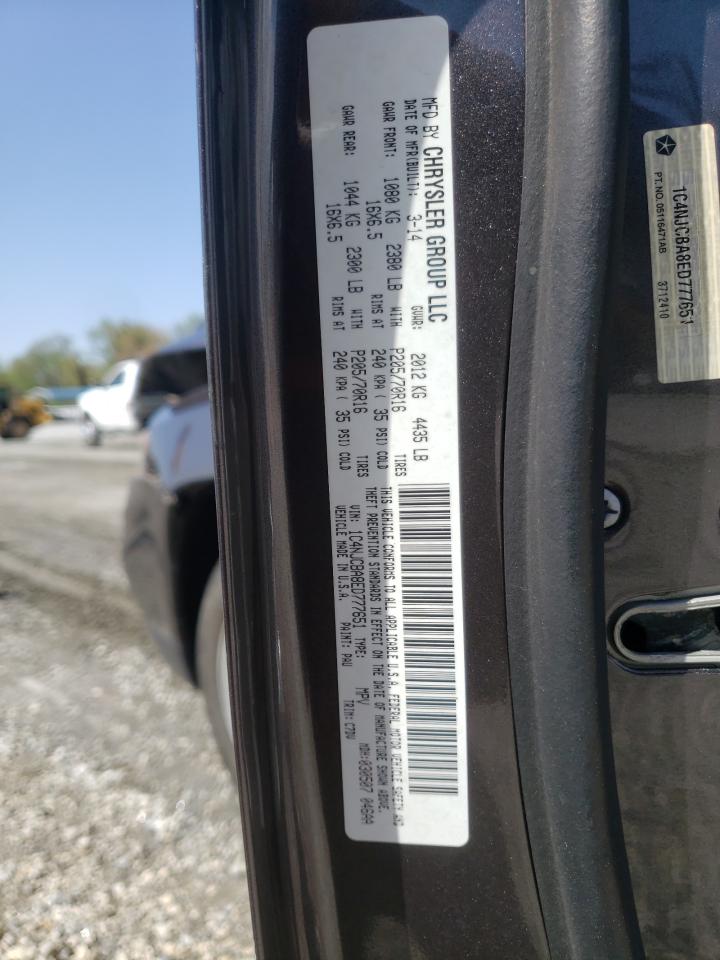 Photo 10 from auction – 2014 JEEP COMPASS SP with VIN 1C4NJCBA8ED777651