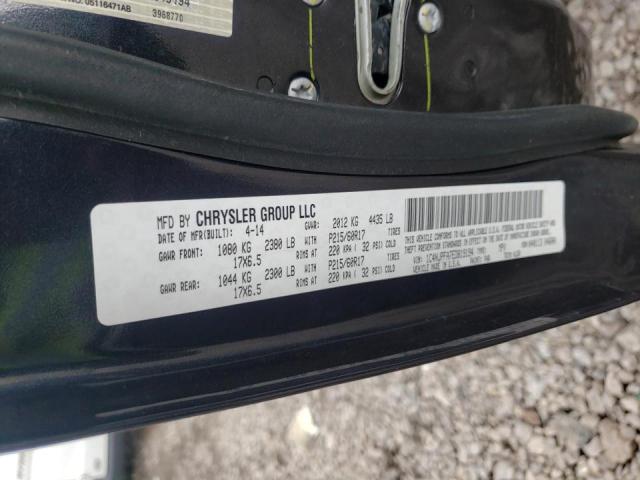 Photo 10 from auction – 2014 JEEP PATRIOT LA with VIN 1C4NJPFA7ED819194