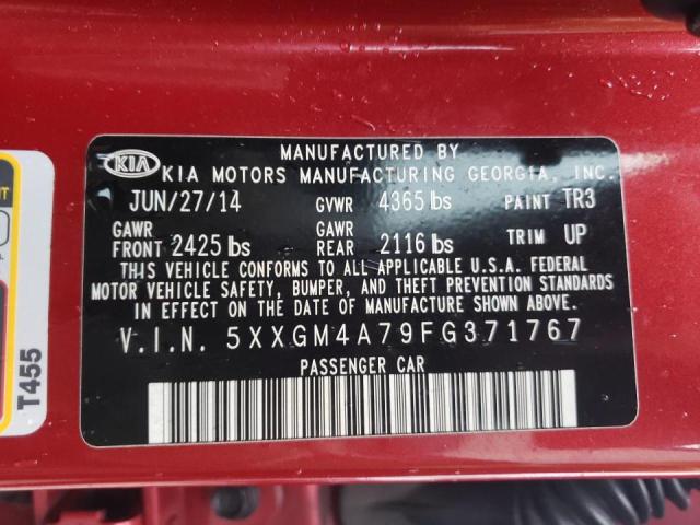 Photo 10 from auction – 2015 KIA OPTIMA LX with VIN 5XXGM4A79FG371767