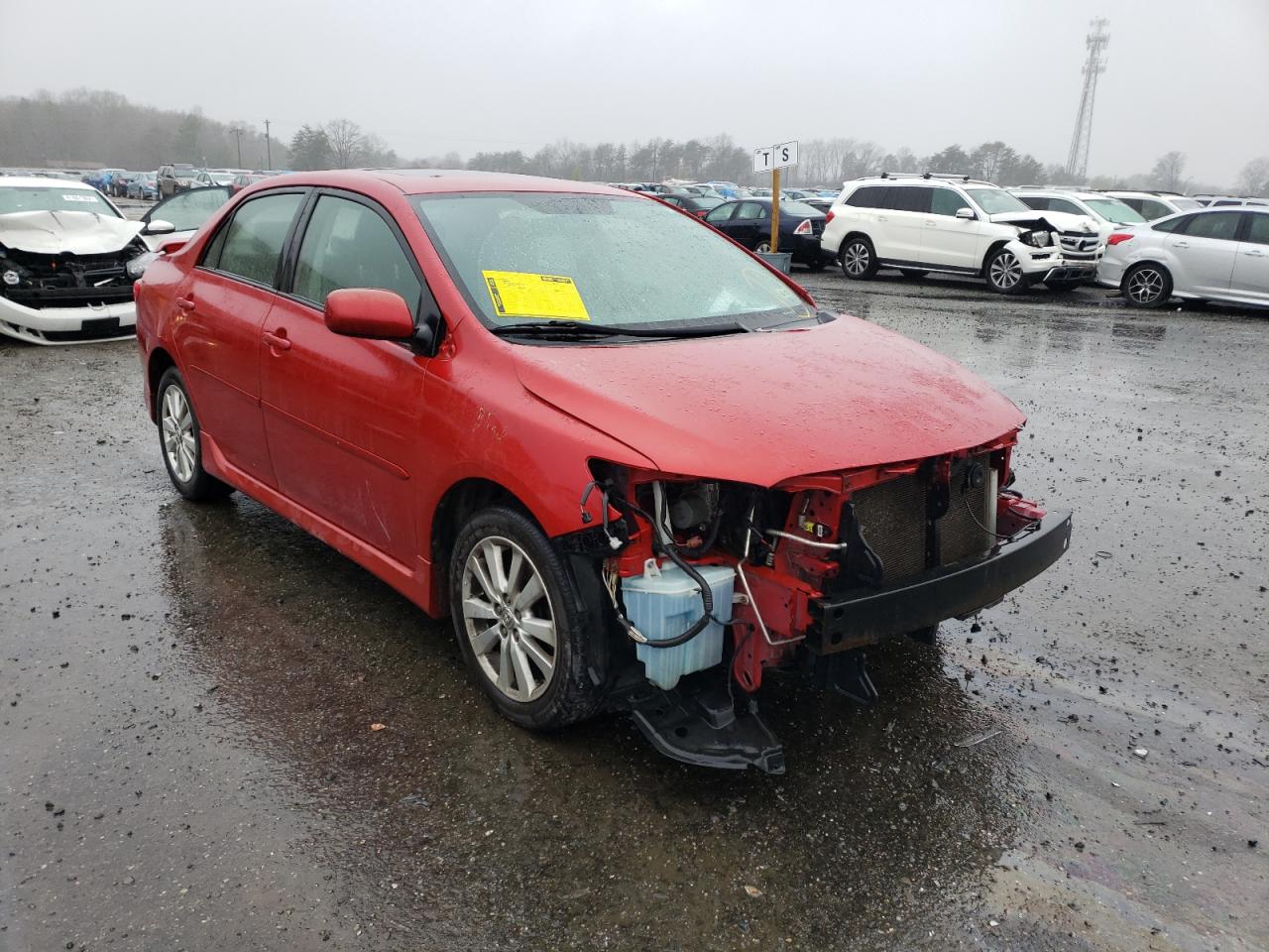TOYOTA COROLLA BA 2009 with VIN 2T1BU40E69C110733 - Photo from auction