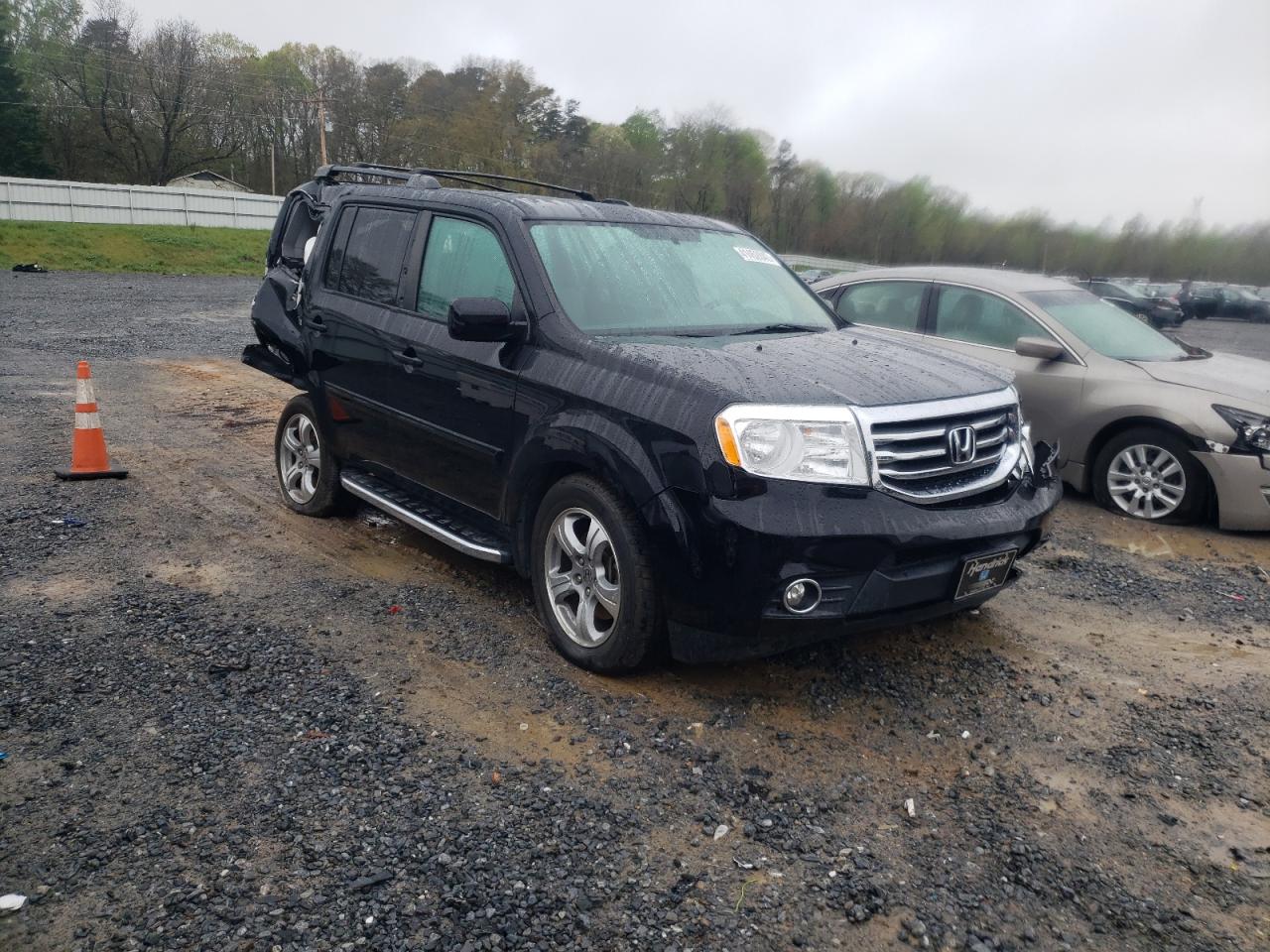 HONDA PILOT EXL 2014 with VIN 5FNYF4H68EB051322 - Photo from auction