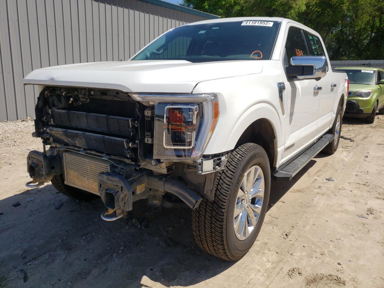 Photo 2 from auction – 2021 FORD F150 SUPER with VIN 1FTFW1ED5MFA76455