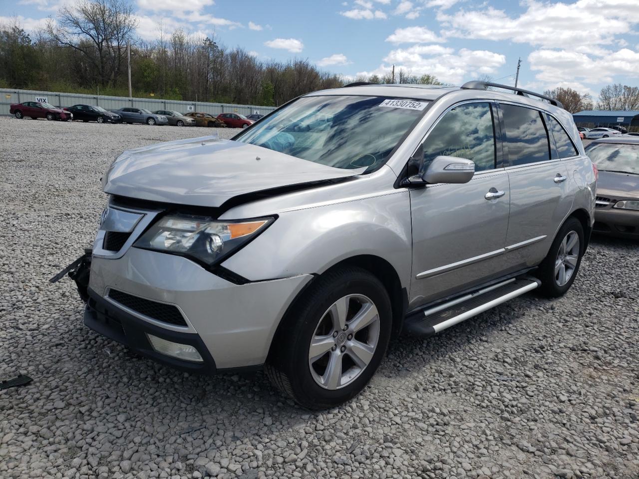 Photo 2 from auction – 2010 ACURA MDX TECHNO with VIN 2HNYD2H61AH501787