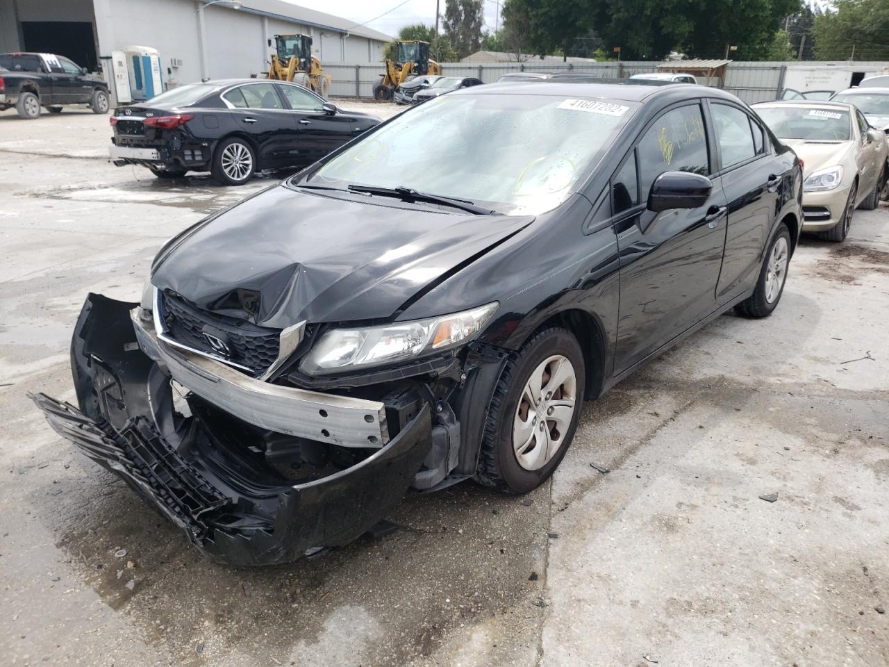 Photo 2 from auction – 2015 HONDA CIVIC LX with VIN 19XFB2F54FE080907