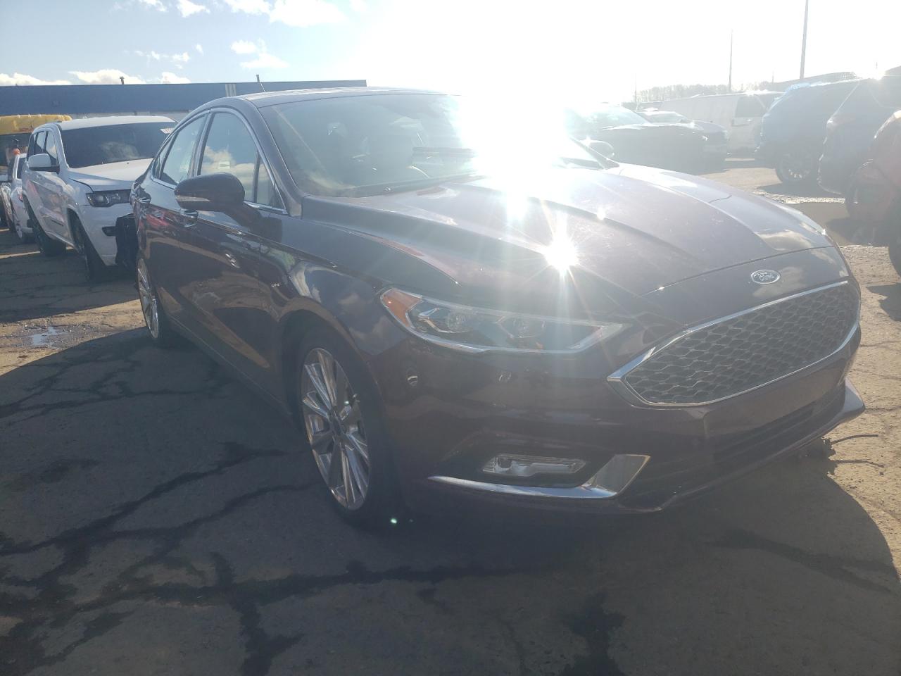 FORD FUSION TIT 2017 with VIN 3FA6P0D9XHR334942 - Photo from auction
