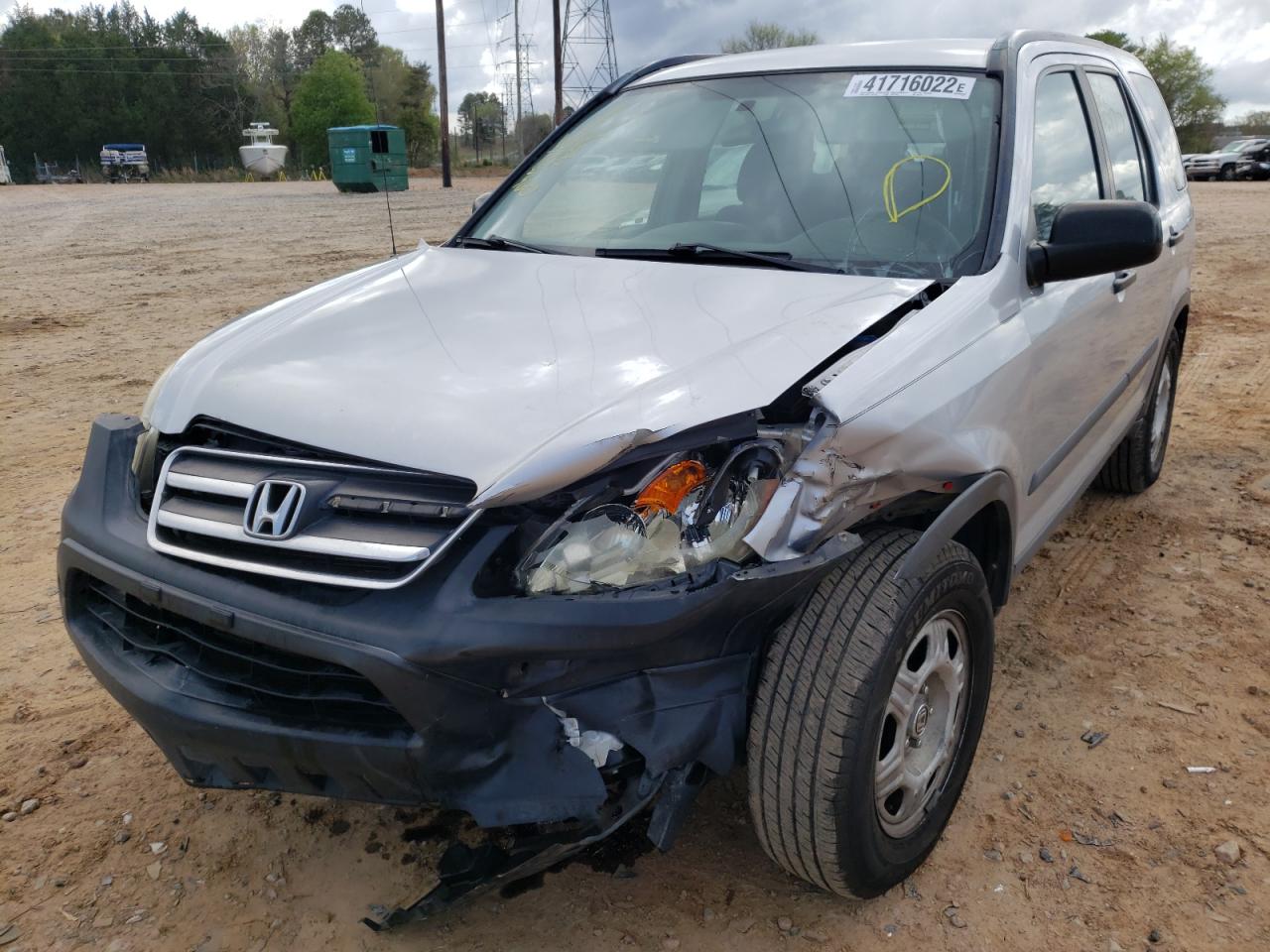 Photo 2 from auction – 2006 HONDA CR-V LX with VIN SHSRD68596U402178