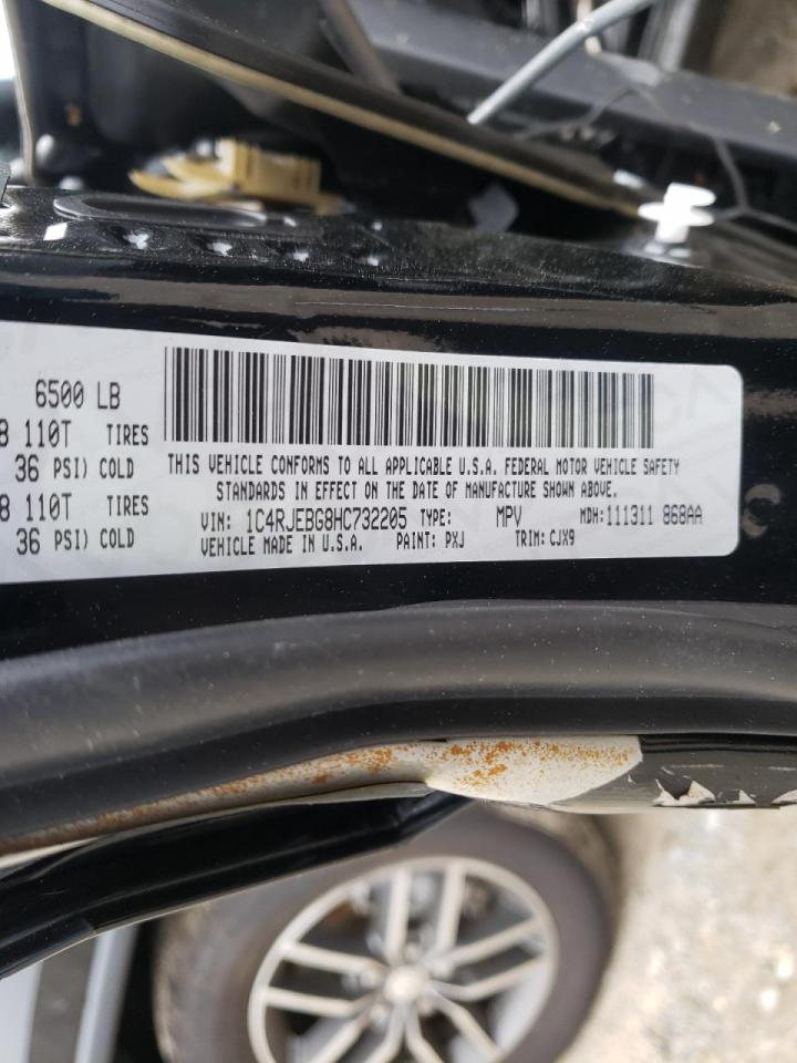 Photo 10 from auction – 2017 JEEP GRAND CHER with VIN 1C4RJEBG8HC732205