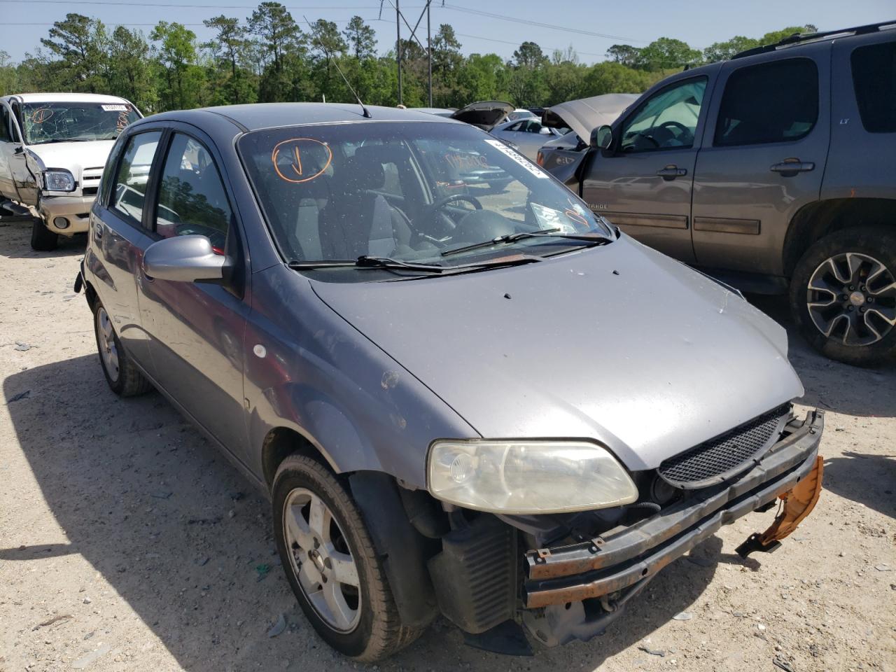 CHEVROLET AVEO BASE 2007 with VIN KL1TD66647B763869 - Photo from auction