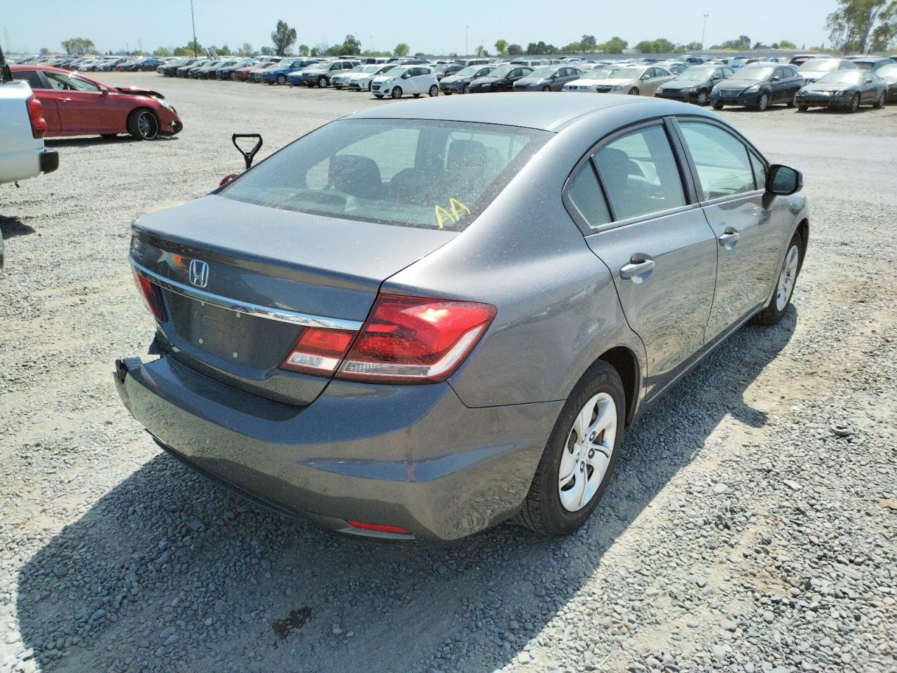 Photo 4 from auction – 2013 HONDA CIVIC LX with VIN 19XFB2F52DE256530