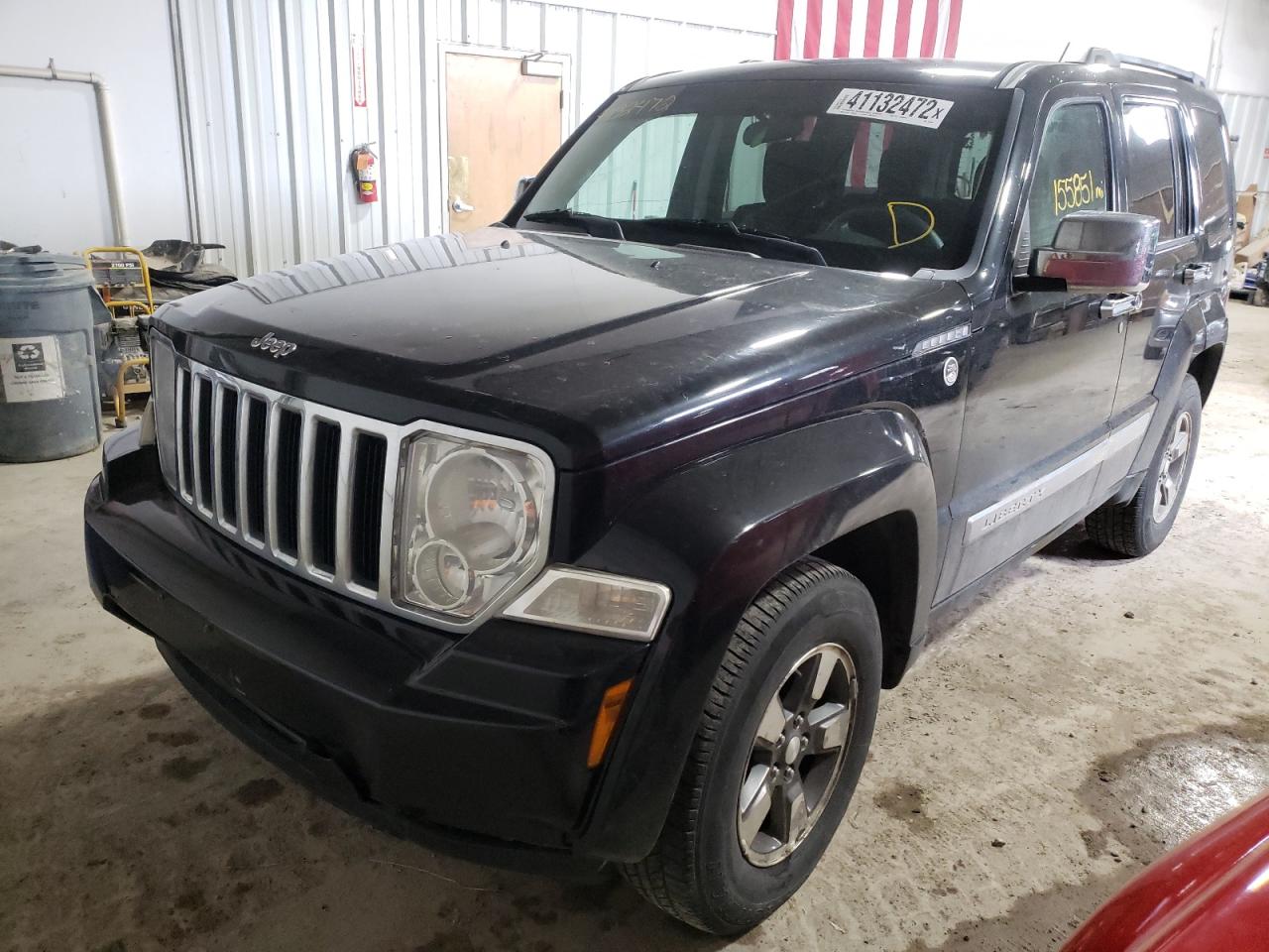 Photo 2 from auction – 2008 JEEP LIBERTY SP with VIN 1J8GN28K78W152344