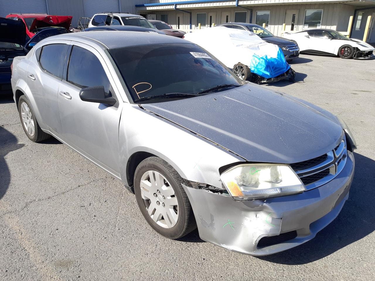DODGE AVENGER SE 2013 with VIN 1C3CDZAB2DN725621 - Photo from auction
