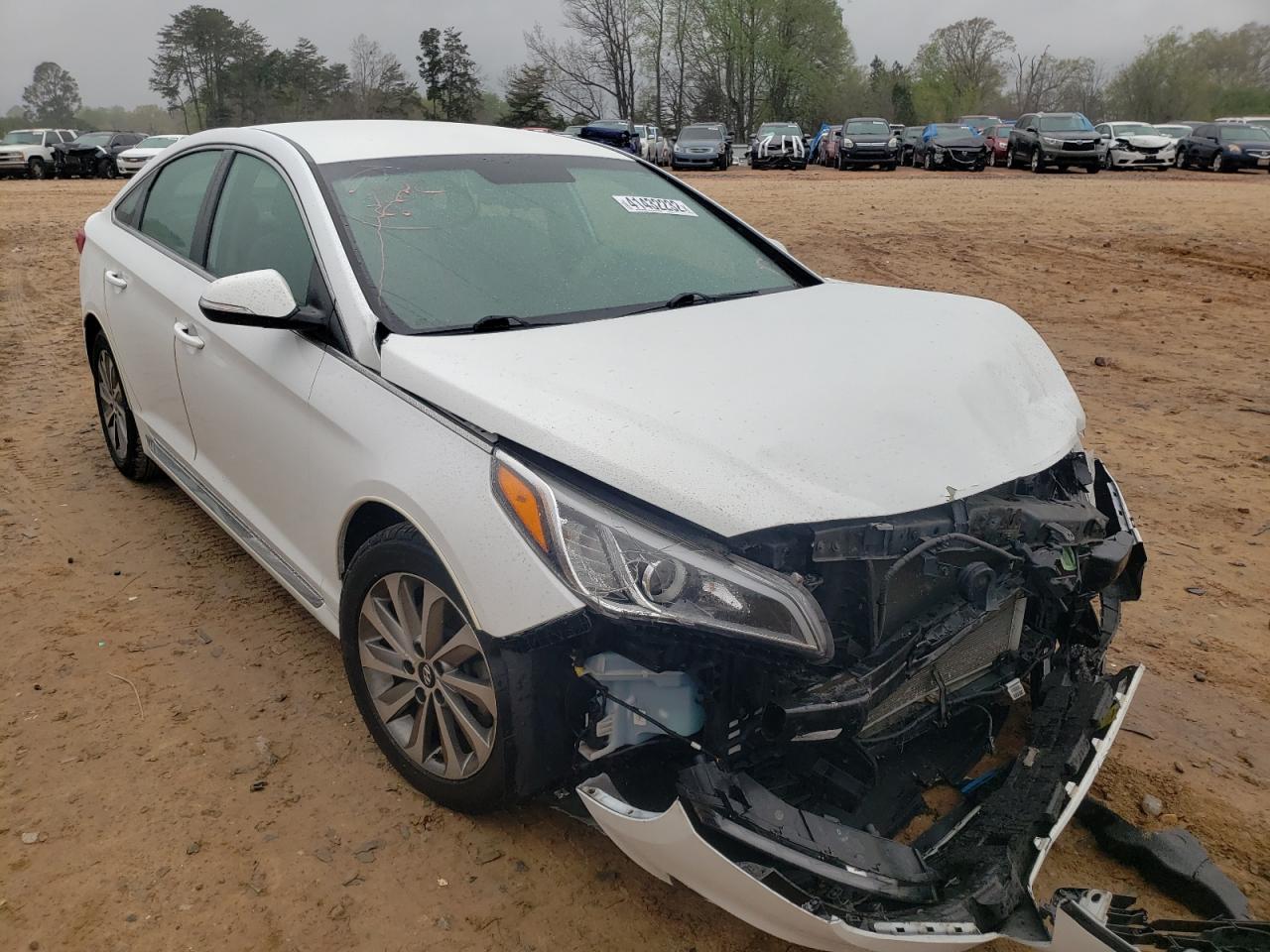 HYUNDAI SONATA SPO 2016 with VIN 5NPE34AF8GH433182 - Photo from auction