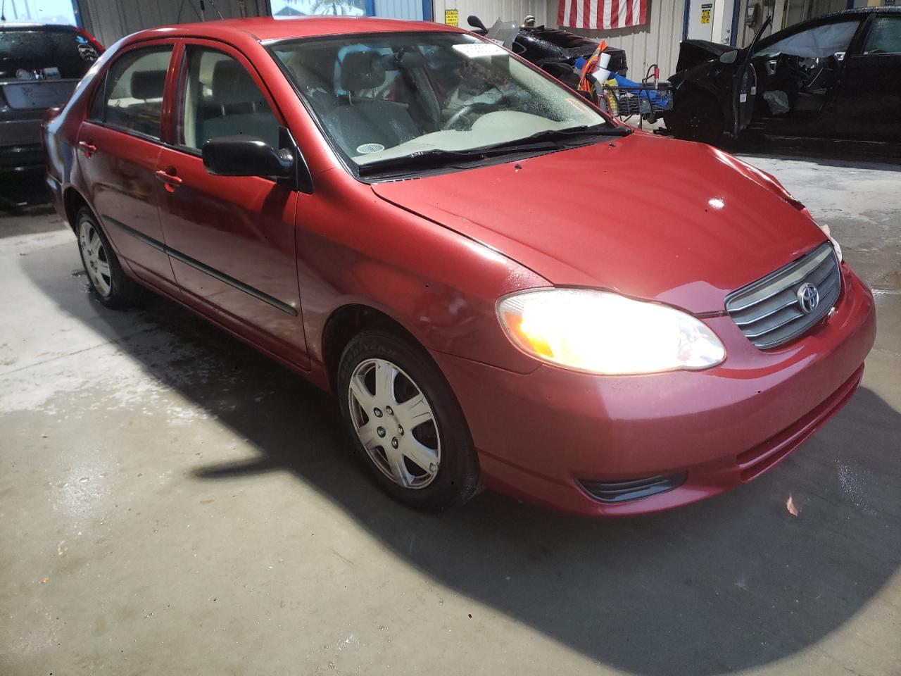 TOYOTA COROLLA CE 2003 with VIN JTDBR32E732015502 - Photo from auction